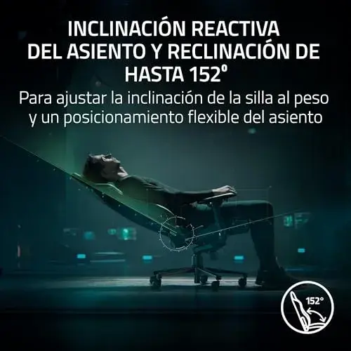 Razer Iskur V2 Cadeira Gaming Preto Ajuste Ergonômico