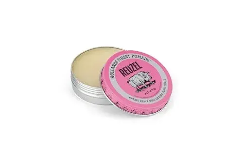 Reuzel Linha Heavy Pomade Fixação Forte Rosa 35g