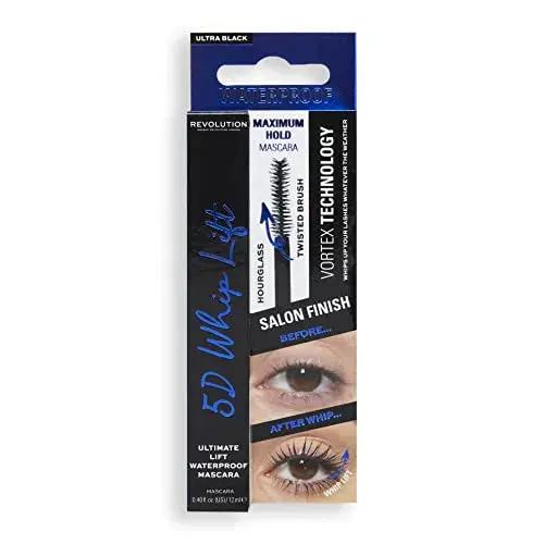 Revolution Make Up Revolution 5D Lash Whip Lift Mascara Preto Resistente 12ml