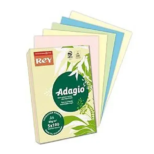 Rey Resma de Papel A4 80g Pack 5 Un