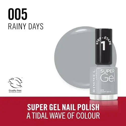 Rimmel Esmalte Gel Rainy Days 12ml Brilho
