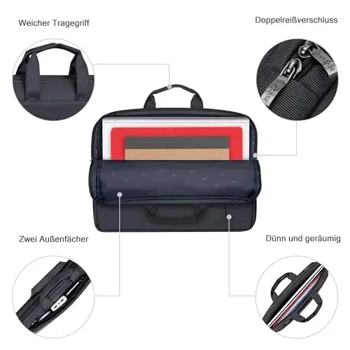Rivacase 8221 13,3 Polegadas Preto Maleta