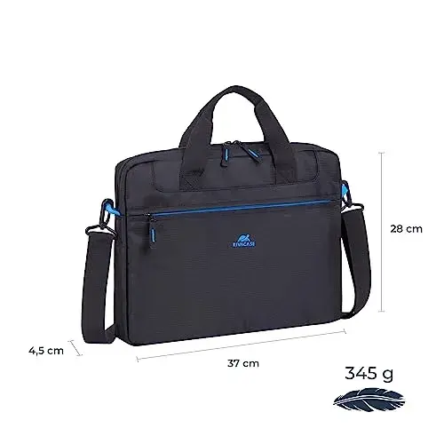 Rivacase Mala Universal Portátil 14″ Preta Nylon