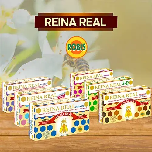 Robis Linha Rainha Real Defesas Geléia Real 2560 mg 20 Ampolas