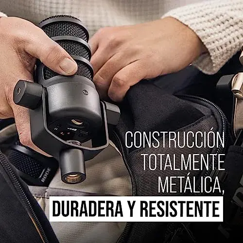 Rode PodMic USB Microfone Dinâmico Conexões XLR e USB-C