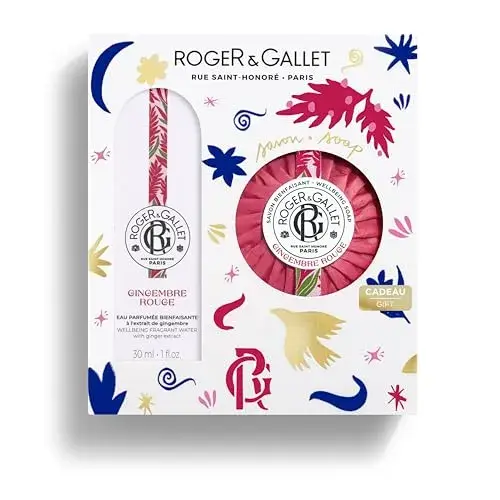 Roger & Gallet Gingembre Rouge Água Perfumada 30ml + Sabonete 100g Natal 2024
