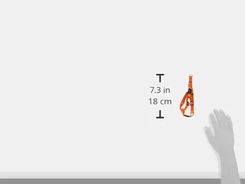 Rogz Peitoral Utility Reflector Laranja 9-14 polegadas