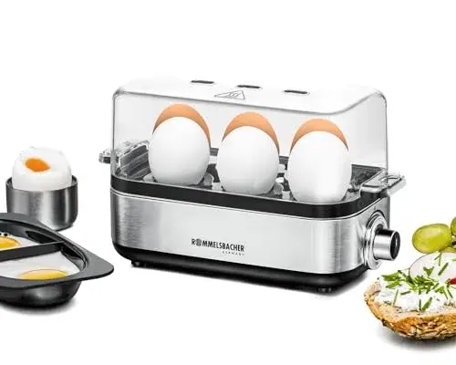 Rommelsbacher ER 600 400W inoxidável transparente