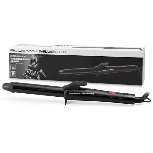 Rowenta CF321LF0 47W Preto Modelador de Cabelo com Caracóis e Ondas