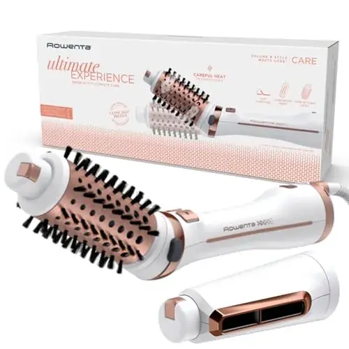 Rowenta CF9720F0 Escova de Ar Quente Branco e Cobre