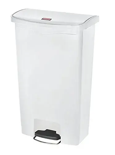 Rubbermaid Caixote do Lixo 68L Branco