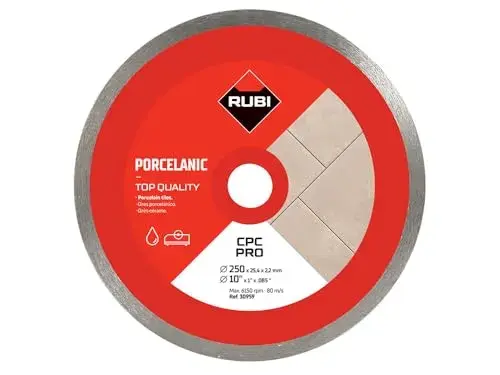 Rubi Disco Diamante Grês Porcelânico CPC 250 PRO Cortefino