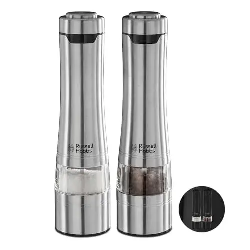 Russell Hobbs RU-23460-56 Conjunto de moedores de sal e pimenta Prateado