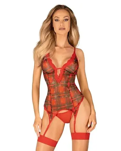 Obsessive Jollymore Corset Sexy Preto XS/S