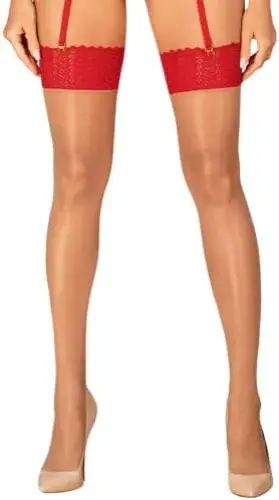 Obsessive Ingridia Stockings Vermelha Xs/s