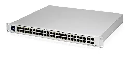 Ubiquiti USW-Pro-48-POE Switch de Rede 10 Gbit/s 48 Portas Cinza