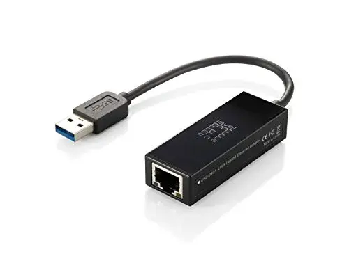 LevelOne USB-0401 RJ-45 1000 Mbit/s Gigabit Preto