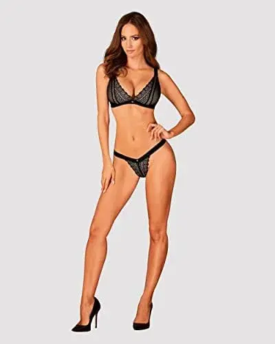 Obsessive Estiqua Bra Sexy Azul XS/S Renda