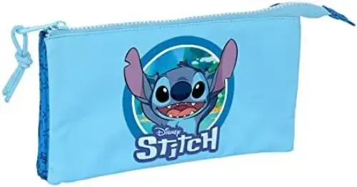 Safta Estojo Stitch Disney Trplo
