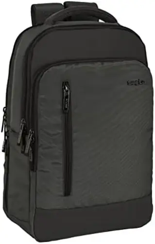 Safta Mochila 15,6″ Cinza em Nylon Business