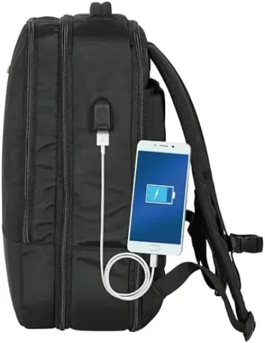 Safta Mochila de Viagem 15.6″ USB Preta