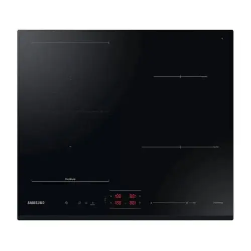 Samsung NZ64B5046GK 7400W Placa de Indução Preto Controle Remoto