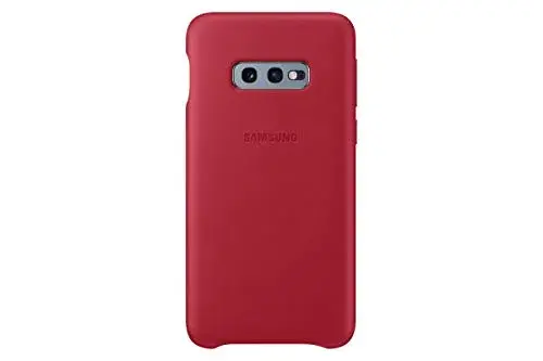 Samsung Galaxy S10e Vermelho Leather Cover
