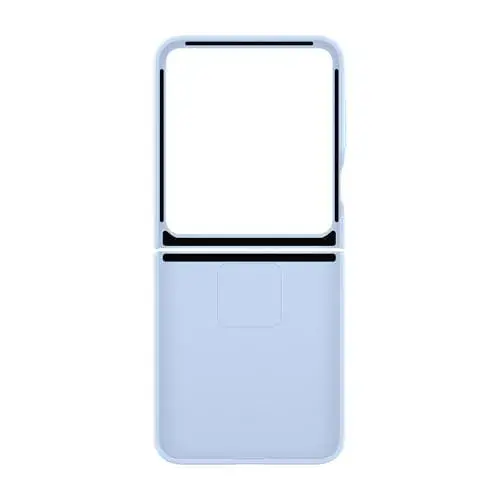 Samsung Galaxy Z Flip6 Silicone com Anel Azul