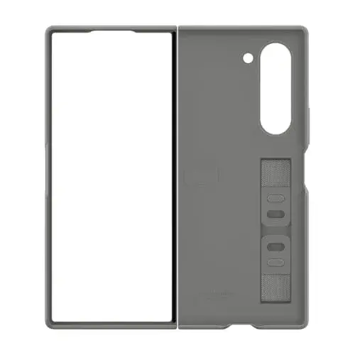Samsung Galaxy Z Fold6 Grey Silicon Capas com Fita