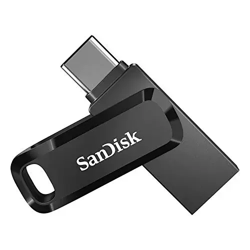 SanDisk Ultra Dual DriveGo 128GB Preto Prateado USB Tipo-C Tipo-A