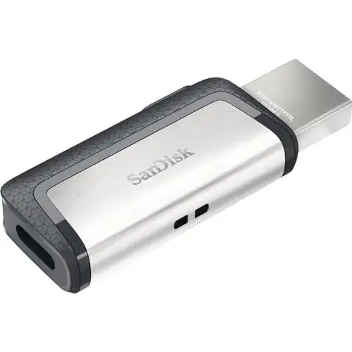 SanDisk Ultra Dual USB 3.1/Type-C 32GB Preto, Prateado USB
