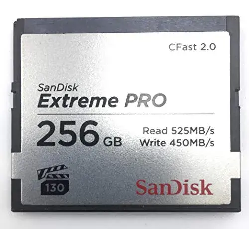 SanDisk SDCFSP-256G-G46D 256GB CFast 2.0 Extreme Pro