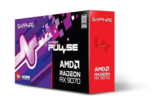 Sapphire RX 9070 16GB AMD 2520MHz 16GB VRAM 3584 cores