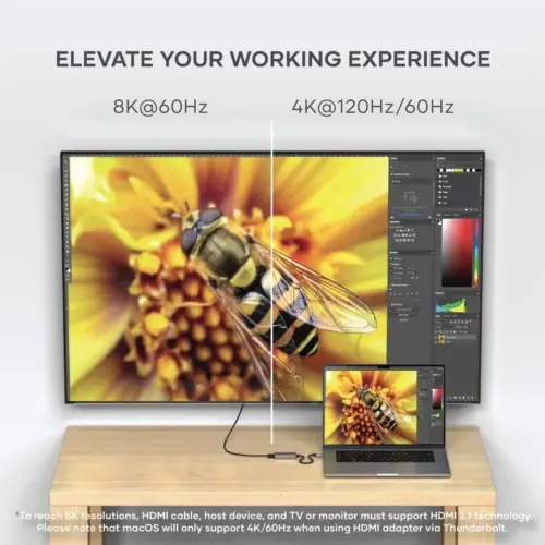 Satechi Adaptador Type-C para HDMI 8K