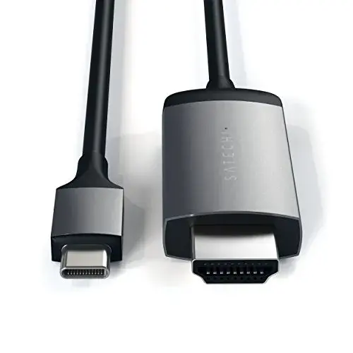 Satechi Aluminum Type-C para HDMI 4K 60Hz 1.8m