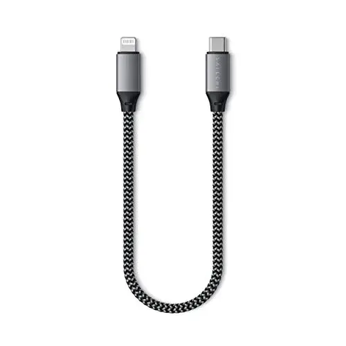 Satechi Cabo USB-C para Lightning Space Gray 25cm