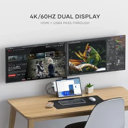 Satechi Hub Dual USB-C Conectividade 6 Portas