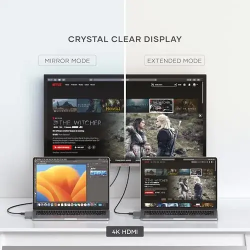 Satechi Hub USB-C Pro Slim 6K 60Hz 100W Space Grey