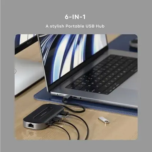 Satechi Hub USB4 Multiport com 2.5G Ethernet 6 portas