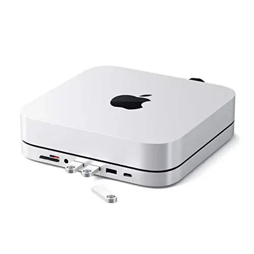 Satechi Mac Mini Aluminum Stand & Hub Type-C 6 portas
