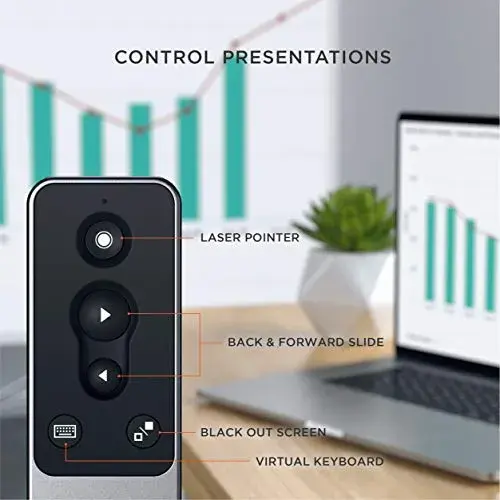 Satechi R1 Bluetooth Remote Controle Apresentação Preto