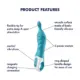 Satisfyer A-mazing 2 Vibrador Punto a Turquesa
