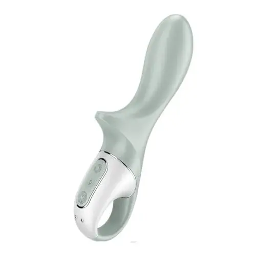 Satisfyer Air Pump Booty 3 Vibrador Anal Inflável até 15mm Silicone Greygreen