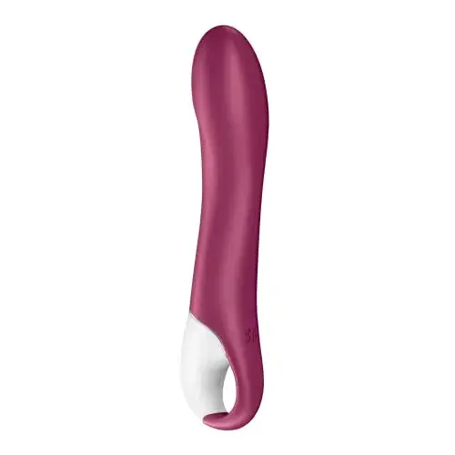 Satisfyer Big Heat Vibrador Ponto G 39°C Silicone Preto