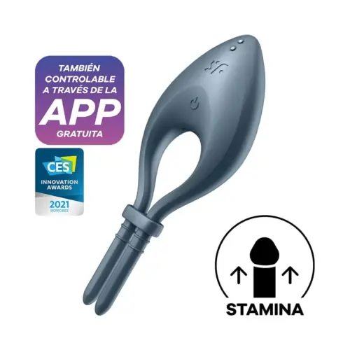 Satisfyer Bullseye Anel Vibrador Gris