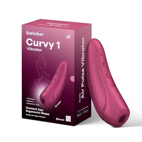 Satisfyer Curvy 1 Vibração Silicone Rosa