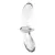 Satisfyer Double Crystal Vidro Preto Estimulador de Ponto G
