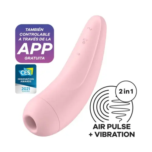Satisfyer Estimulador Curvy 2+ APP Pink