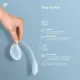 Satisfyer Estimulador de Ponto G Petal Lisa Azul