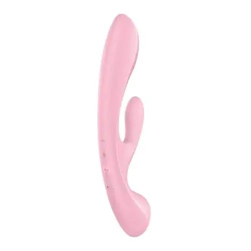 Satisfyer Estimulador Vibrador Triple Oh Hybrid Rosa